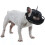 Breathable Dog Muzzle for Short Snouts — Adjustable, Lightweight, Black/Grey 14