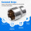 12pcs 3/8Inch Driver Deep Long Sockets Set 10mm Square Hole 8 9 10 11 5
