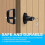 Shed Door Latch, Safe and , Locks with 2Keys,-Handle Lock Kit for Stor 3