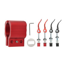 Aluminum Folding Clamp for Zero 8X 10X 11X Electric Scooter Red