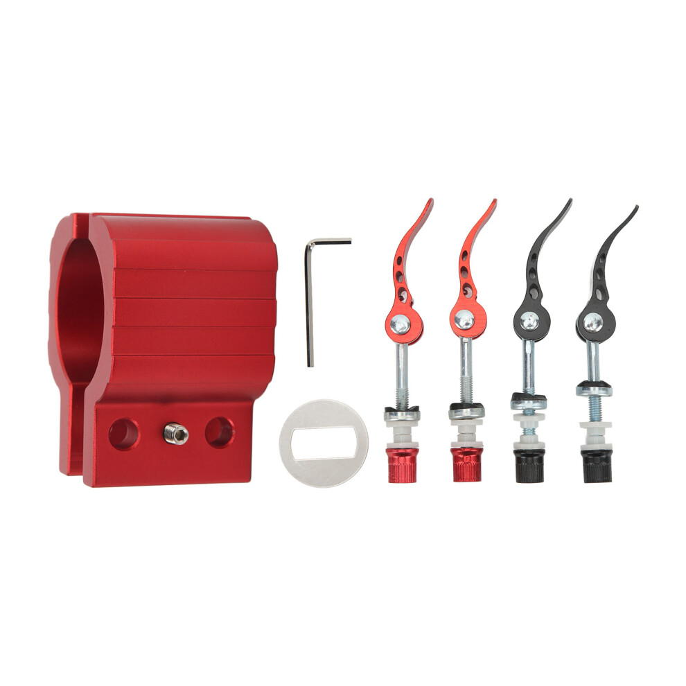 Aluminum Folding Clamp for Zero 8X 10X 11X Electric Scooter Red