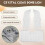 3Pcs Car Crystal Clear Interior Map Dome Light Reading Cover for 2010 5