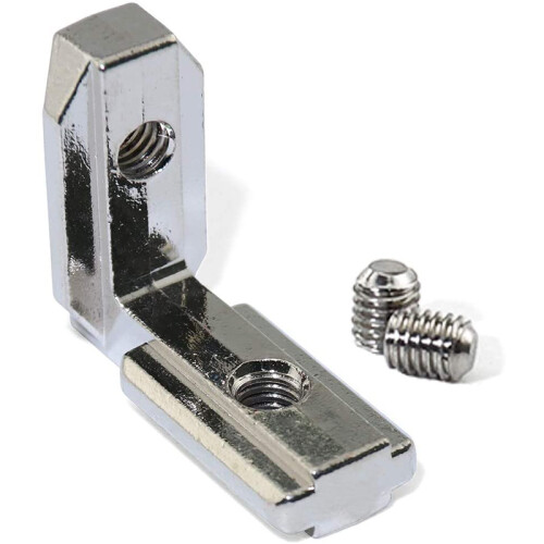 20Pcs T Slot L-Shape Interior Inside Corner Connector Joint Bracket fo 2