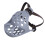 Breathable Dog Muzzle for Short Snouts Adjustable Black Grey Sizes S-XL 3