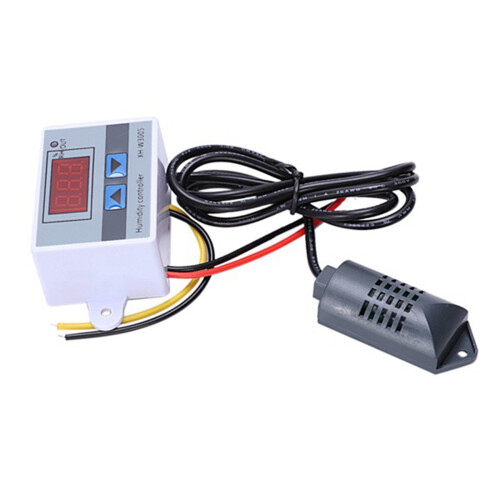 XH-W3005 AC 110-220V 10A Digital Humidity Controller 0-99%RH Humidity Regulator with Humidity Sensor 1