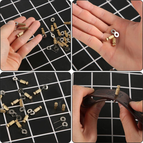 14Pcs Leather Positioning Needles, Suture Needle Locking Pins Leatherc 2