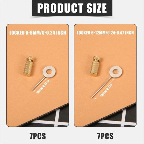 14Pcs Leather Positioning Needles, Suture Needle Locking Pins Leatherc 2
