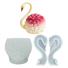 Romantics Rose And Bird Themed Silicone Cake Mold Chocolate