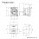 Ethercon Rj45 Chassis Socket,D-N8FDP RJ45 Feed/Pass Panel Mount Jack,D 7