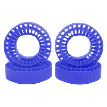 4PCS Blue Silicone Tire Inserts for 1/10 RC Crawler Tires, Enhanced Traction Grip and Stable Steering Control