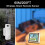 Touch Screen Weather Station with Wireless Sensor, Alarm Clock, Thermo 8