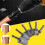 6Pcs Bits Set HVAC Tools Swaging Tool Copper Pipe Expander with Bit Ho 5