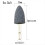 8 Pcs Cone Shape Grinding Stone - 1/4inch Hex Shank Abrasive Mounted P 2