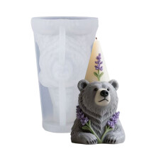Eye Catching Bear Silicone Mold For Making Candle Soaps And Fun