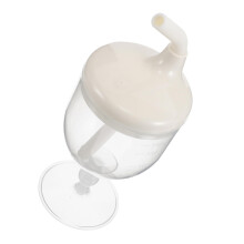 Unbreakable Spill Proof Straw Cup for Juice and Milk, Lightweight Transparent Travel Drinking Cup