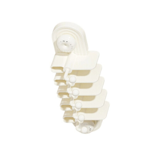 Wall Mount Toothpaste Holder And Bathroom Organizer-Milky White