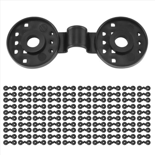 100PCS Shade Net Clips Hooks Fixing Cloth Plastic Fix Clamp Grommet In 1