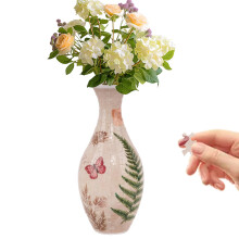 3D Puzzle Vase for Adults with 160 Curved Pieces, Decorative Flower Vase for Home Decor