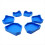 6PCS Dental Model Base Former Impression Trays Molds Set for Lab Plast 2