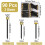 Kit de 90 clous de fixation pour cadres et tableaux, 3 tailles différentes. 5