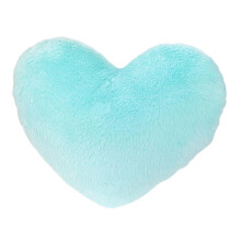 Blue Heart Shaped Pillow Ultra Soft Plush Cushion for Sofa Bedroom Decor Romantic GiftReady Accent