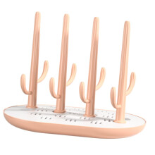 Baby Bottle Drying Rack Tray for Bottles and Accessories, Compact Countertop Organizer