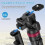 ULANZI MT-78 185cm Extendable Phone Tripod, 72.83" Selfie Stick Bluetooth, 5