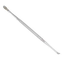 Edelstahl-Doppelküchenlöffel für Ohren - Ergonomische Spiralfeder, Silber