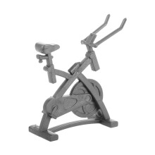 Miniature Exercise Bike with Authentic Realistic Detailing, Mini Fitness Equipment Model for Desk or Dollhouse Decor