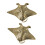 Sammelbare Messing-Skulptur, antike-2Stk 1