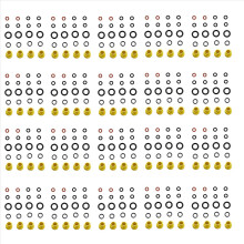 40X O-rengas letkusuuttimen varatiivisteelle 2.640-729.0 Kumipainepesuri