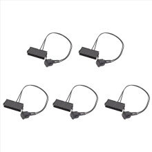 5X 24 Pin Femmina ATX PSU Tester di alimentazione Jumper su interruttore on OFF C