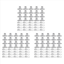 60 Sets Marine Grade Twist Lock Fasteners Turn Button Eyelet and Stud,