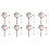 8X Kids Percussion Lollipop Drum, 6inch 1
