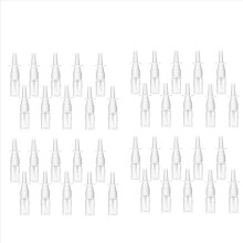 40Pcs Nasal Bottle, 10ML Clear Small Empty Nose Bottle Reusable Fine M