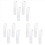12 Pack Extendable Plastic Paint Brush Case, Clear Long Holder Tube, S 2