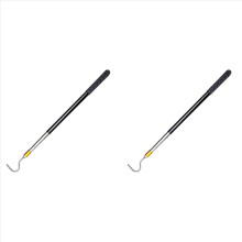 Conjunto de 2 ganchos de 155 cm (61 polegadas) para captura de répteis e cobras, ferramenta para manuseio de cobras