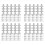80 Sets Marine Grade Twist Lock Fasteners Turn Button Eyelet and Stud, 2