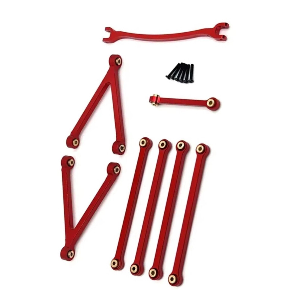 Rc Car Tie Rods For Fms Fcx24m, 1/24 Rc Crawler Metal Steering Linkage, Precision Cnc Machined 9092120417272