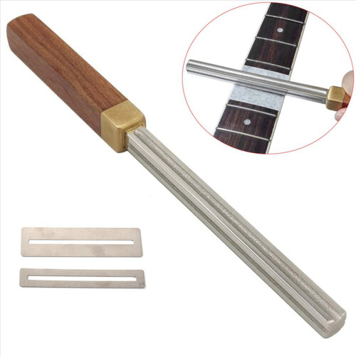 3X Guitar Fret Crowning File,Fret Edge End Rounded Tool,Three Radius S 2