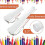 12 Pack Extendable Plastic Paint Brush Case, Clear Long Holder Tube, S 5