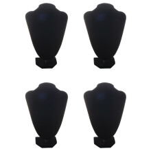 4X Shop Mannequin Bust Jewelry Necklace Pendant Earring Display Stand