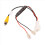 8X 4 Pin Car Reverse Camera Retention Wiring Harness Cable Plug Adapte 8