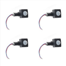 4X AC85-265V IP65 Motion Sensor Adjustable PIR Switch Ultrathin LED Li