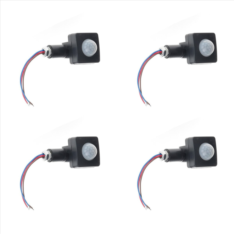4X Ac85-265V Ip65 Motion Sensor Adjustable Pir Switch Ultrathin Led Li 4851296961188