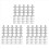 60 Sets Marine Grade Twist Lock Fasteners Turn Button Eyelet and Stud, 2