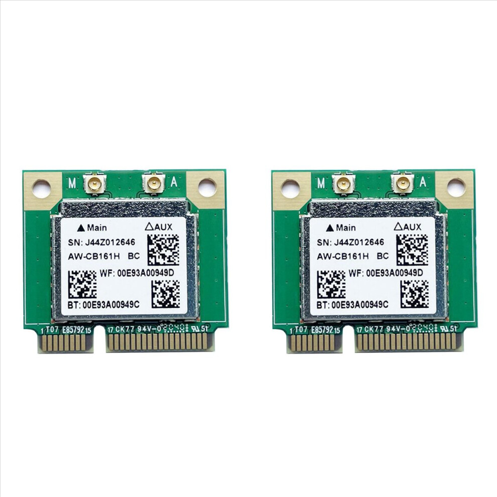 2X Dual Band Realtek Rtl8821 Aw-Cb161h Wifi Wlan Card Bluetooth 4.0 Co 4851296960693