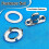 60 Sets Marine Grade Twist Lock Fasteners Turn Button Eyelet and Stud, 4