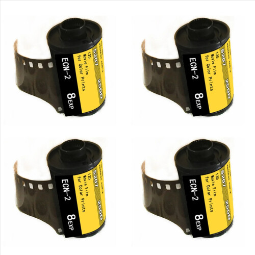 4 ρολά έγχρωμης μεμβράνης ECN-2 35mm για αρνητικά 8EXP για 135 κάμερες N 1