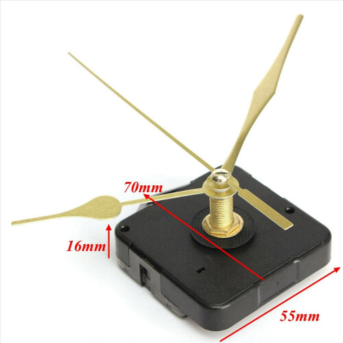 100Pcs DIY Silent Movement Spindle Hands Wall Quartz Clock Mechanism R 1